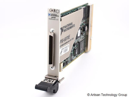 Used NI PXI-6070  PXI-6070E 1.25 MSs, 12-Bit, 16 Analog Input Multifunction DAQ PXI-6070 / PXI-6070E - Product Image