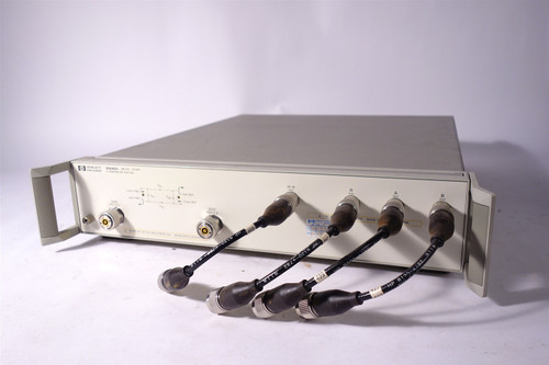 Used HP Agilent 85046A S-Parameter Test Set 50 Ohm, 300 kHz to 3 GHz  Cables - Product Image