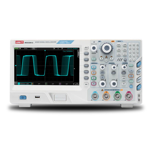 New UNI-T MSO2202 200MHz 216Ch Mixed Signal Oscilloscope MSO In Stock - Product Image