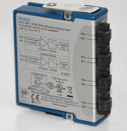 New New National Instruments NI 9229 Isolated Analog Input ModuleOEM - Product Image
