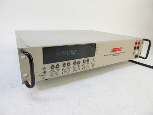 Used Keithley 2750 Integra Digital Multimeter, DAQ, Switch System w 1x 7710 20 Chan - Product Image