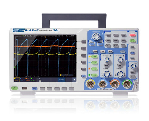 New Peaktech P1341 Digital Storage Oscilloscope 100MHz 4 Channel 1 GSs DSO - Product Image