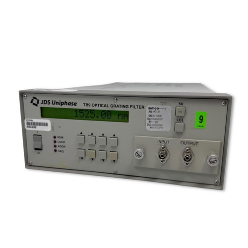 Used JDS Uniphase TB9 Optical Grating Filter, 1525.00 nm PN TB9223-Z-FP SN BD163090 - Product Image