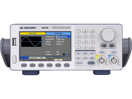 New BK Precision 4063B - 80 MHz Dual Channel FunctionArbitrary Waveform Generator - Product Image