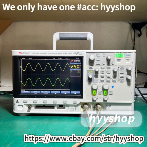 Used 1PCS KEYSIGHT DSOX3012A oscilloscope, 100MHz bandwidth, 4GSas sampling ratehyy - Product Image