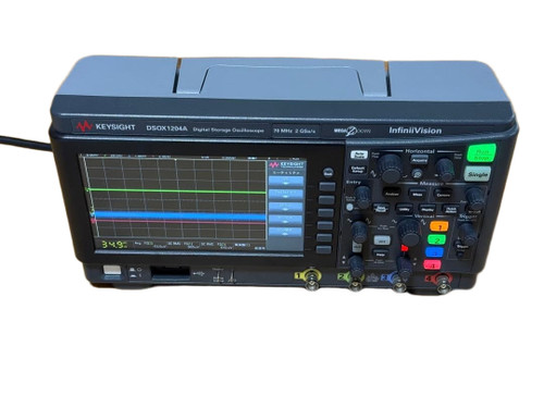 Used Keysight DSOX1204A Digital Oscilloscope 70MHz 4 Channel 2GSa Used Working - Product Image