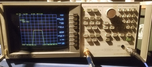 Used HP 8752A Vector Network analyzer 3GHz 2 port TESTED Time Domain Measurments - Product Image