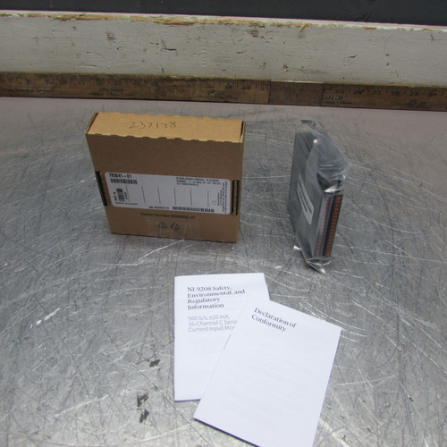 New BRAND NEW National Instruments NI-9208, ANALOG 16ch Input Module, PN 785041-01 - Product Image