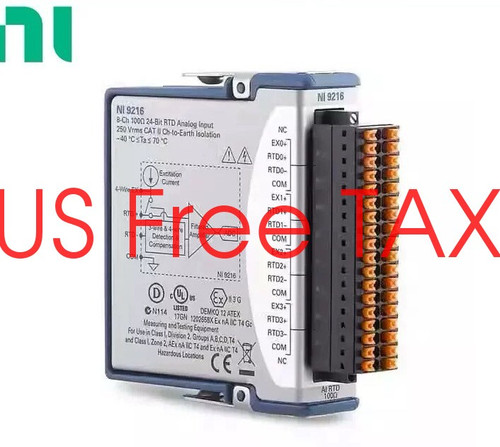 New National Instruments NI 9216 cDAQ Temperature  RTD Input Module new in box - Product Image