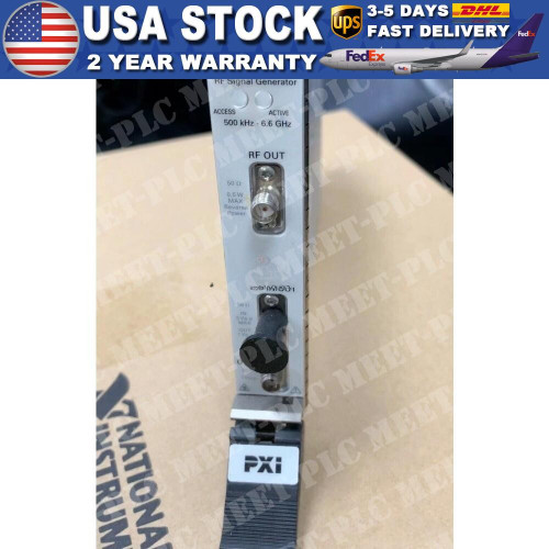 New US Free TAX NI NI PXIe-5652 RF Signal Generator 500KHz6.6GHz. - Product Image