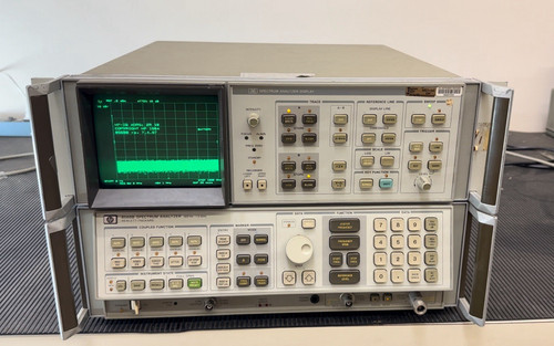 Used HP 8568B Spectrum Analyzer  85662A Display Unit  Interconnect cables Read - Product Image