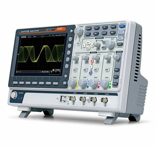 New GW Instek GDS-2104E Digital Storage Oscilloscope 100MHz 4-Channel 1GSs DSO VPO - Product Image