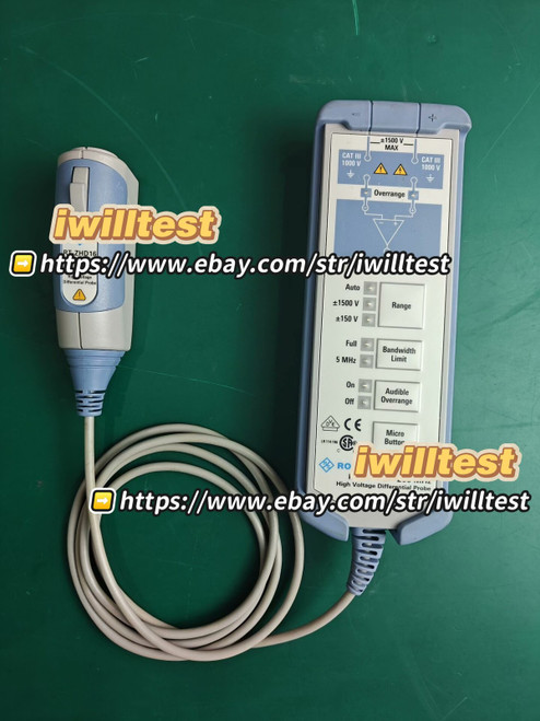Used 1 pcs Rohde  Schwarz RT-ZHD16 High Voltage Differential Probe 200MHz1500V IW - Product Image