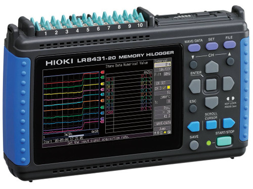 New Hioki LR8431-20 10 Channel Memory HiLogger - Product Image