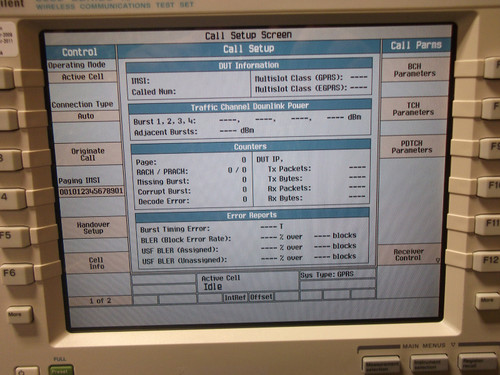 Used AGILENT 8960 WIRELESS COMMUNICATION TEST SET E5515C GSMGPRS SURPLUS - Product Image