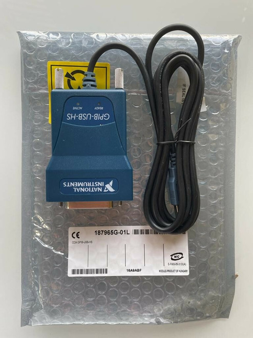 New National Instruments GPIB-USB-HS Interface Adapter Controller 187965G-01L - Product Image
