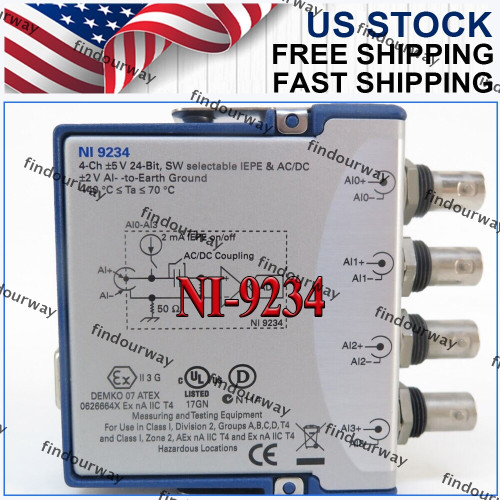 Used National Instruments NI-9234 Sound  Vibration Input Module 779680-01 NI 9234 NI9234 - Product Image
