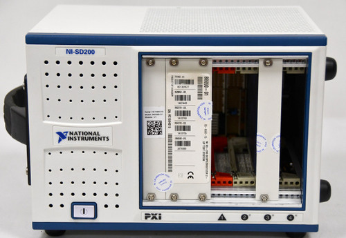 Used National Instruments NI PXIe-1071 NI-SD200 Mainframe Chassis - Product Image