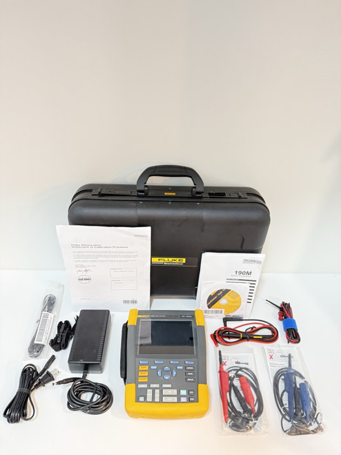 Used FLUKE 190M-2 MEDICAL SCOPEMETER 2CH 200MHZ OSCILLOSCOPE TESTED SHIPS FAST Fluke 190M-2 - Product Image