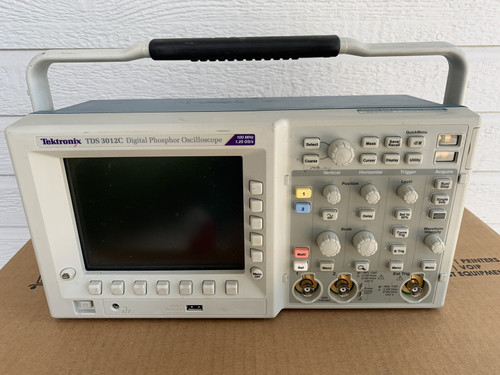 Refurbished Very low 83 use-hours Calibrated Tektronix TDS 3012C Digital Oscilloscope 100MHz Tds3012c - Product Image