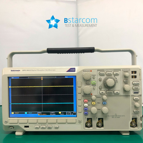 Used TEKTRONIX DPO3012 Oscilloscopes,2CH,100MHz,1.25GSPS,10kpts,3.5ns-OPTP6139Ax2 C010269 - Product Image