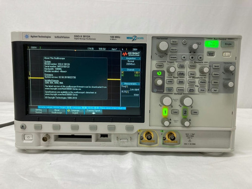 Refurbished Agilent DSOX 3012A 100MHz 2ch Oscilloscope DSOX3012A - Product Image