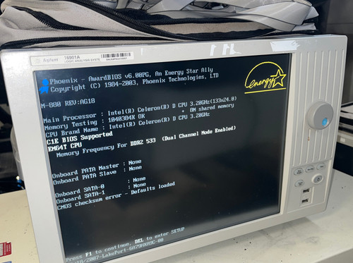 Used Agilent 16901A Logic Analysis System with Cables  - Product Image