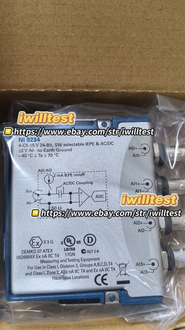 New NI 9234 779680-01 New For IN BOX National Instruments NI 9234 Module IW - Product Image