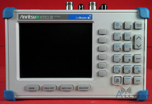 Used Anritsu MT8212B Cell Master Handheld Cable, Antenna and Base Station Analyzer - Product Image