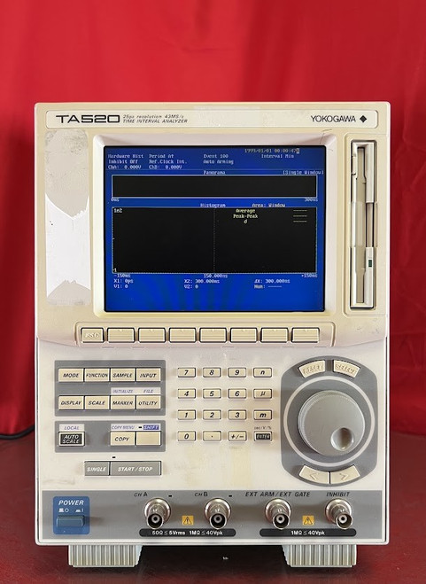 Used Yokogawa TA520  704310, C8 HDD, Time Interval Analyzer, SN 12C418331 TA520 / 704310 - Product Image