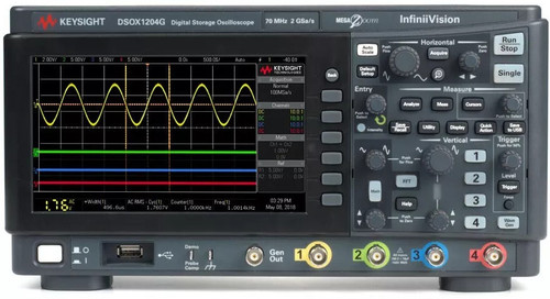 New keysight DSOX1204G Digital Oscilloscope - 70MHz  InfiniiVision 1000 X No Duty - Product Image