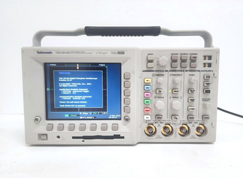 Used Tektronix TDS3014B with TDS3GVP6101BP6101B Digital Oscilloscope - Product Image