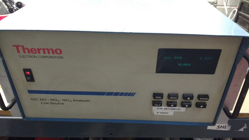Used Thermo Environmental 42C Trace Level NO-NO2-NOx Analyzer LOW SOURCE POWERS ON N/A - Product Image