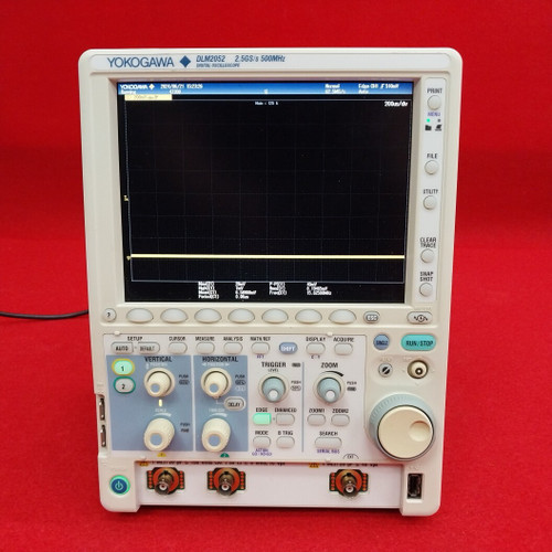 Used YOKOGAWA DLM2052 2.5GSs 500MHz 2 CHANNEL DIGITAL OSCILLOSCOPE CALIBRATED DLM2052(710125) - Product Image