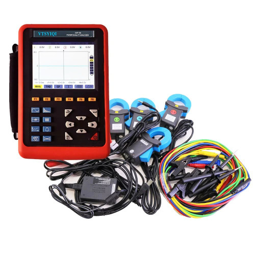New Three Phase Power Quality Analyzer Power Energy Meter Current Clamp 0.1A to 100A 10369963 - Product Image