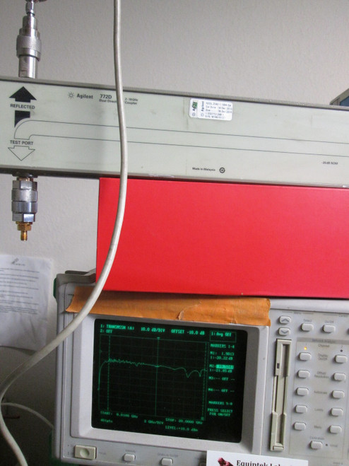Used Agilent 772D Dual Directional Coupler 2 to 18 GHz, 30 dB Dericitivity 12.5 GHz - Product Image