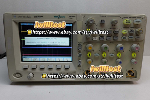 Used HPAgilent Keysight DSO6054A 4-Channel 500MHz Oscilloscope.. IW  - Product Image