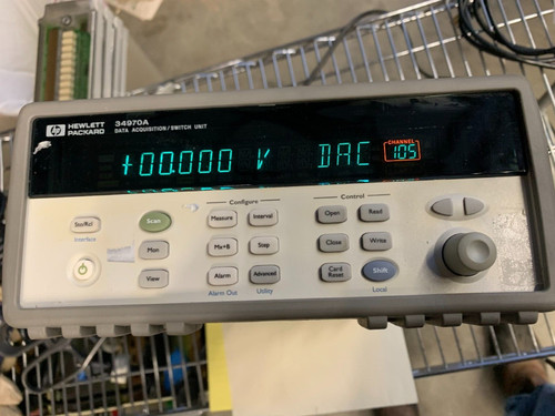 Used Agilent 34970A Data Acquisition  1X 34907A DA and two20-Channel Multiplexer - Product Image