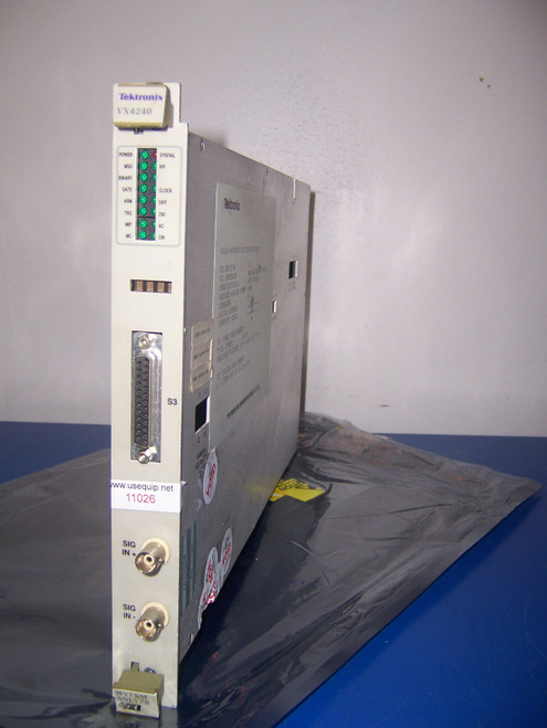 Used 11022 TEKTRONIX VX4240 DIGITIZER WAVEFORM ANALYZER W OPT 02 - Product Image