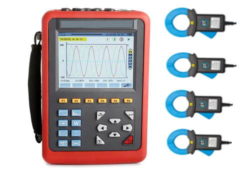 New 3 Phase Power Quality Analyzer Meter Measuring Instrument Current Clamp Sensor 2022 - Product Image