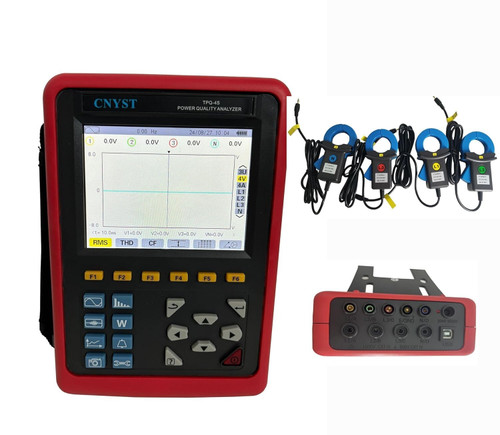 New Three Phase Power Quality Meter Power Quality Analyser Kit with 4 Clamp Sensors 2024 - Product Image