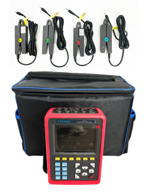 New Three Phase Power Quality Analyzer Meter with Current 10mA to 10A Interface USB - Product Image