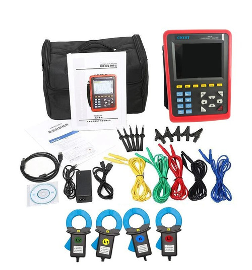 New 3 Phase Power Quality Analyzer Energy Meter 4 Current Clamp Sensor 0.10A?100A 2022 - Product Image