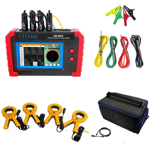New 3 Phase Power Quality Analyzer Power Quality Monitor with Clamp 1000A 1mA 2025 - Product Image