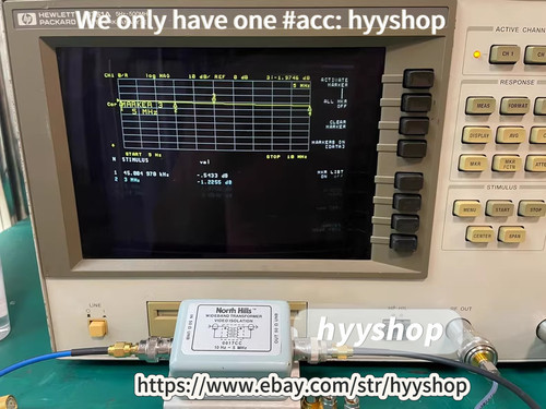 Used HP8751A network analyzer 5Hz-500MHz, functioning normally hyy - Product Image