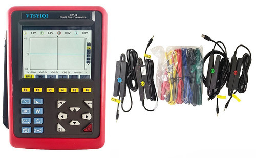 New 3 Phase Energy Quality Meter with Current 10mA- 10A Transient Record 150 Groups 202409271649 - Product Image
