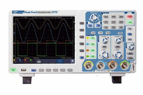 New Peaktech P1375 Digital Storage Oscilloscope 100MHz 4 Channels 1 GSs DSO - Product Image