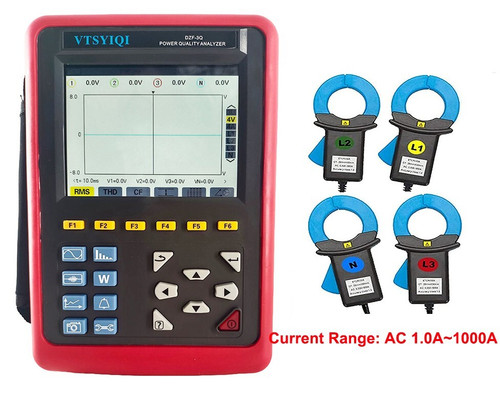 New Three Phase Power Quality Analyzer Monitor Power Energy Meter with AC 1.0A1000A 10369963 - Product Image