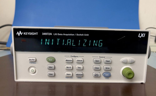 Used Keysight 34972A LXI Data Acquistion  Switch Unit With 34901A 20 Channel - Product Image