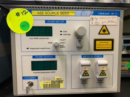 Used PHOTONETICS 933624EOG01 Erbium Doped Fiber Amplifier FIBERAMP BT-17 - Product Image